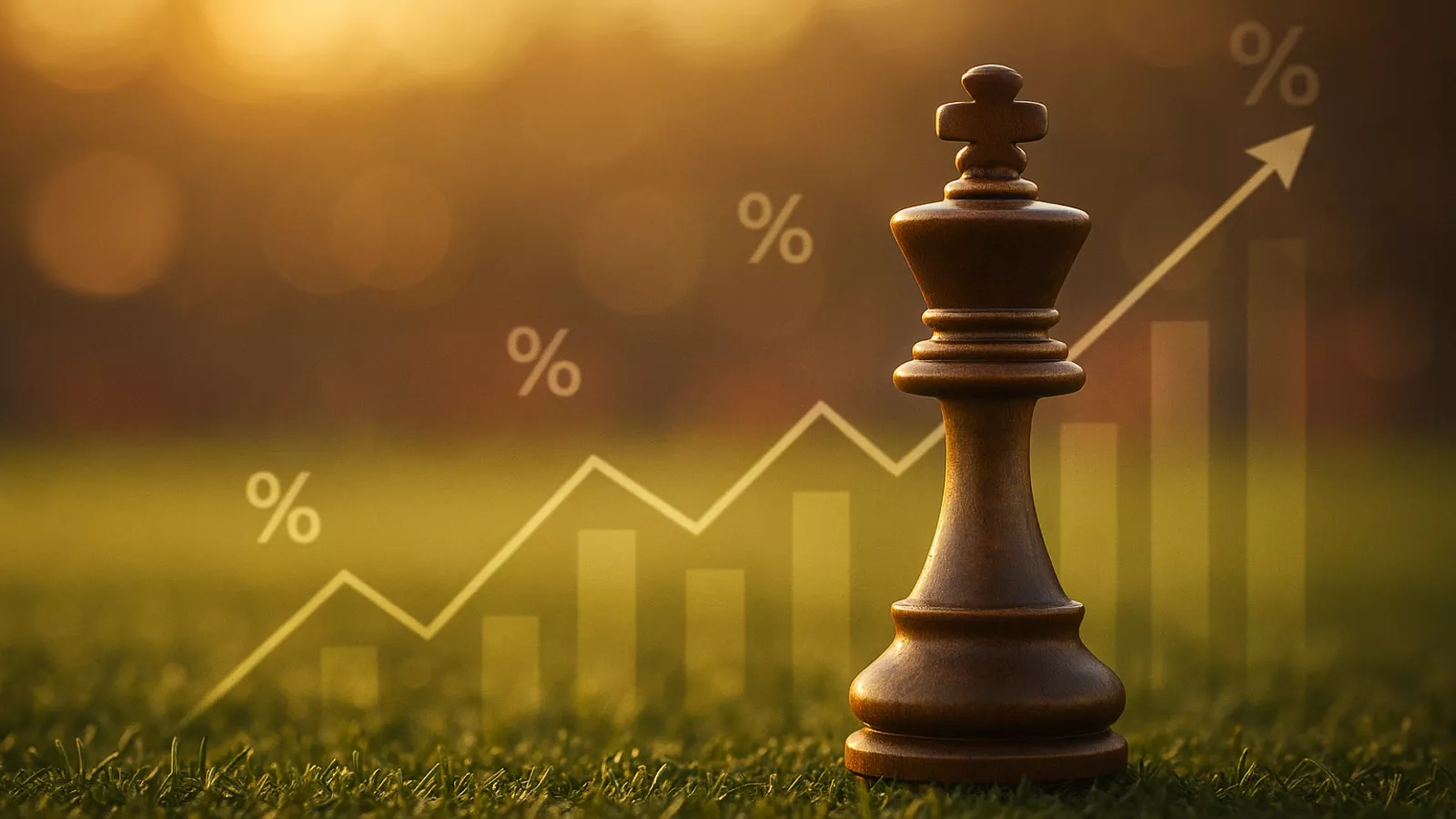 Asian Handicap Erfolg durch strategisches Denken - Konzeptbild mit Schachfigur